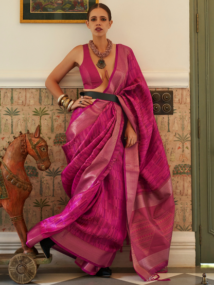 organza saree for date