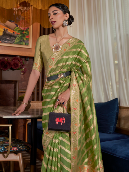 olive saree