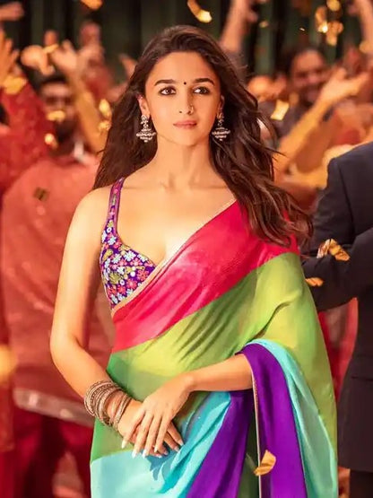 alia rocky saree